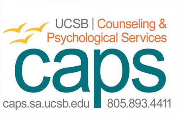 UCSB CAPS (Counseling & Psychological Services) Logo, caps.sa.ucsb.edu, 805-893-4411